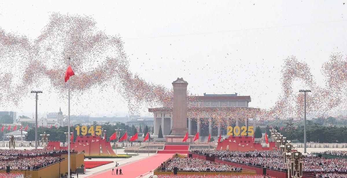 १९ तस्बिरमा हेर्नुहोस् चीनको विशाल सैन्य परेड