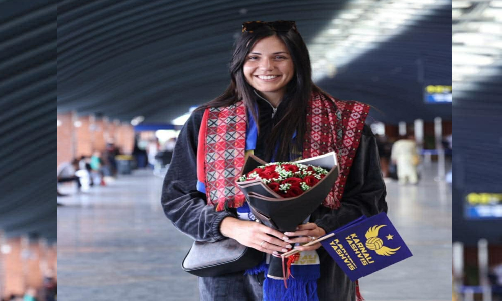 ग्रिसकी भलिबल खेलाडी इभान्जेलिया चान्टाभा नेपालमा, कर्णाली यशभिसबाट खेल्ने