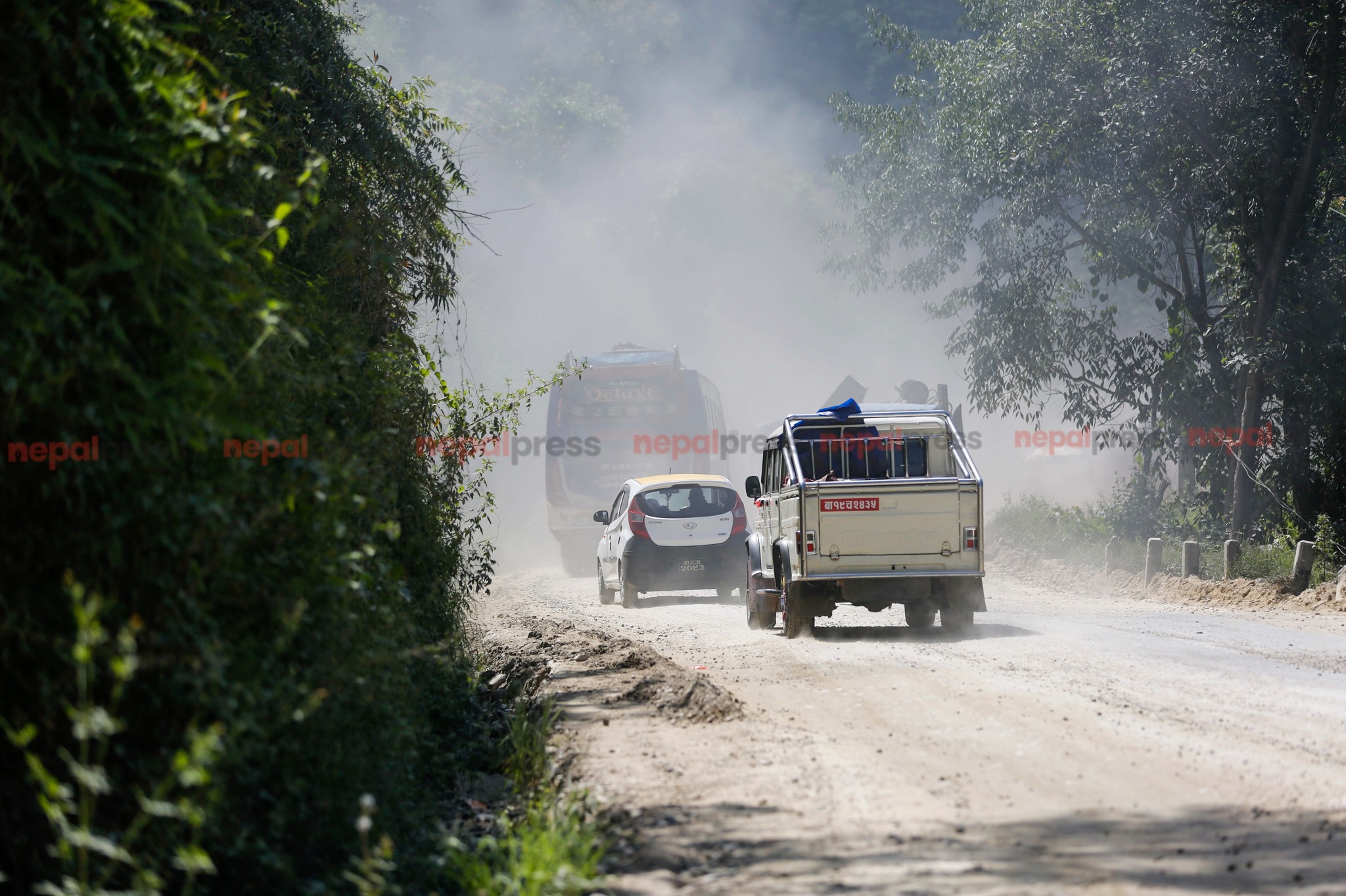 यस्तो छ धुलिखेल खावा सडकको अवस्था (तस्बिरहरू)