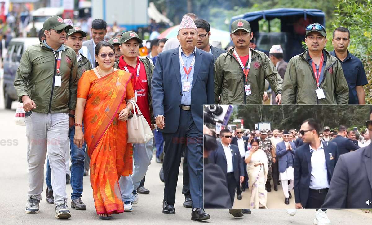 विधान महाधिवेशन : गोदावरीतिर लम्किएका एमालेजनका पाइला (तस्बिरहरू)