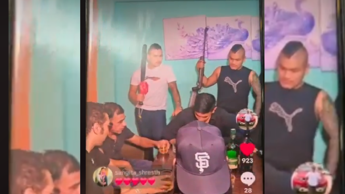 टिकटकमा हतियार प्रदर्शन गर्ने पक्राउ (टिकटकसहित)