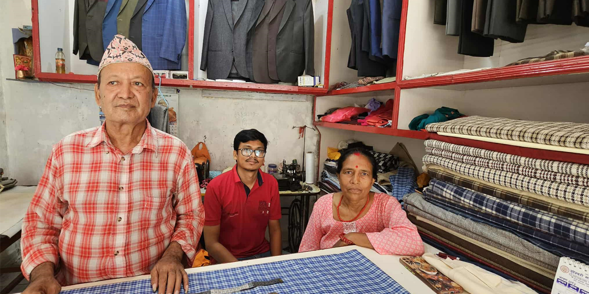 सिलाई मेसिनबाट सुरु गरेको व्यापारलाई ब्रान्ड बनाएका कृष्णबहादुर