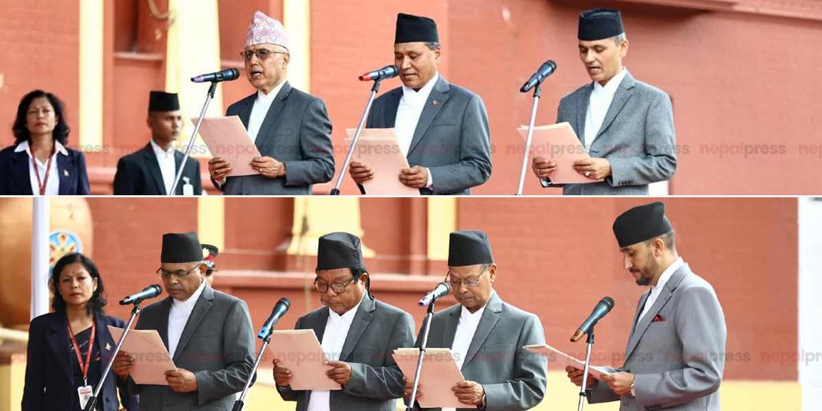 कार्की नेतृत्व सरकारका सात मन्त्रीकाे वरीयता- पहिलाेमा खनाल, सञ्चारमन्त्री खरेलकाे कहाँ ?