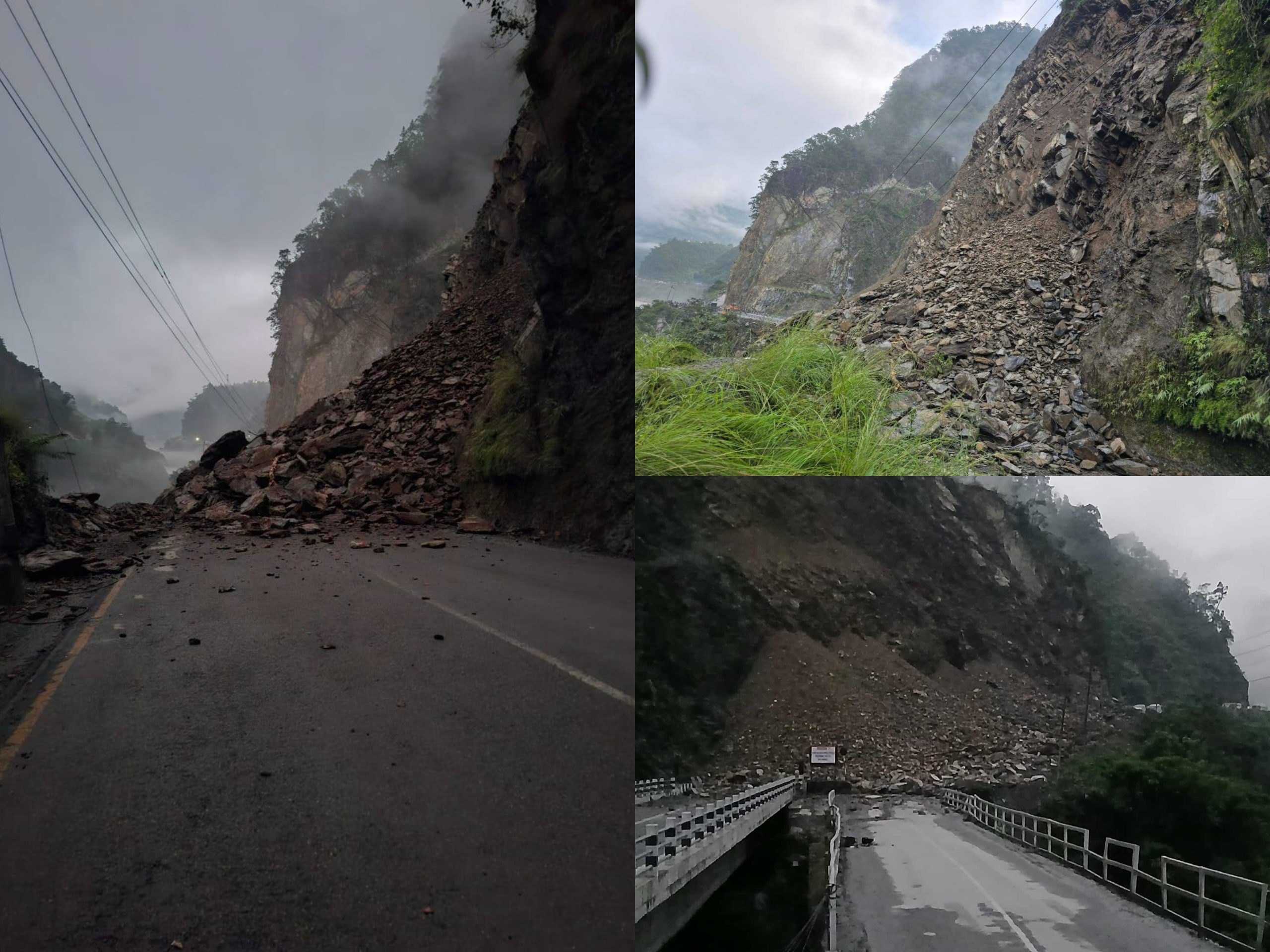 नारायणगढ-मुग्लिन सडक: बाटोमै पहिरोको पहाड