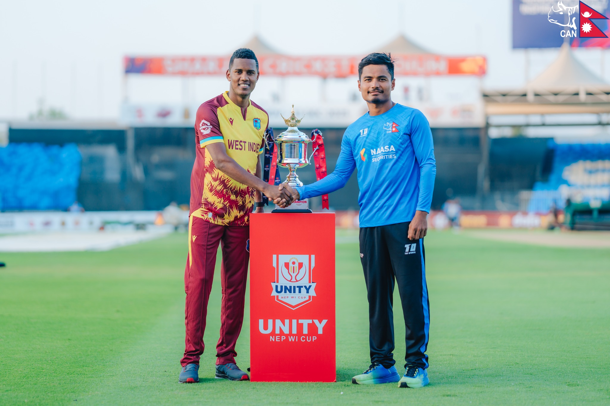 युनिटी कप अन्तर्राष्ट्रिय क्रिकेट: दुईपटकको विश्वकप विजेता वेस्ट इन्डिजसँग खेल्दै नेपाल