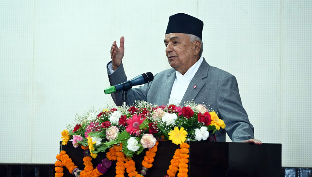 संयमित हुन र वार्तामा आउन राष्ट्रपतिको आह्वान,समस्या समाधानका लागि आग्रह