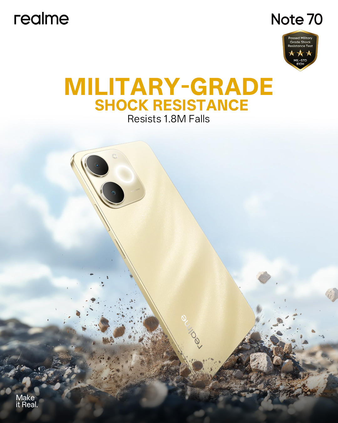  रियलमीको नोट ७० सार्वजनिक, एकचोटी चार्ज गरेपछि दुई दिनसम्म चल्ने सुविधा