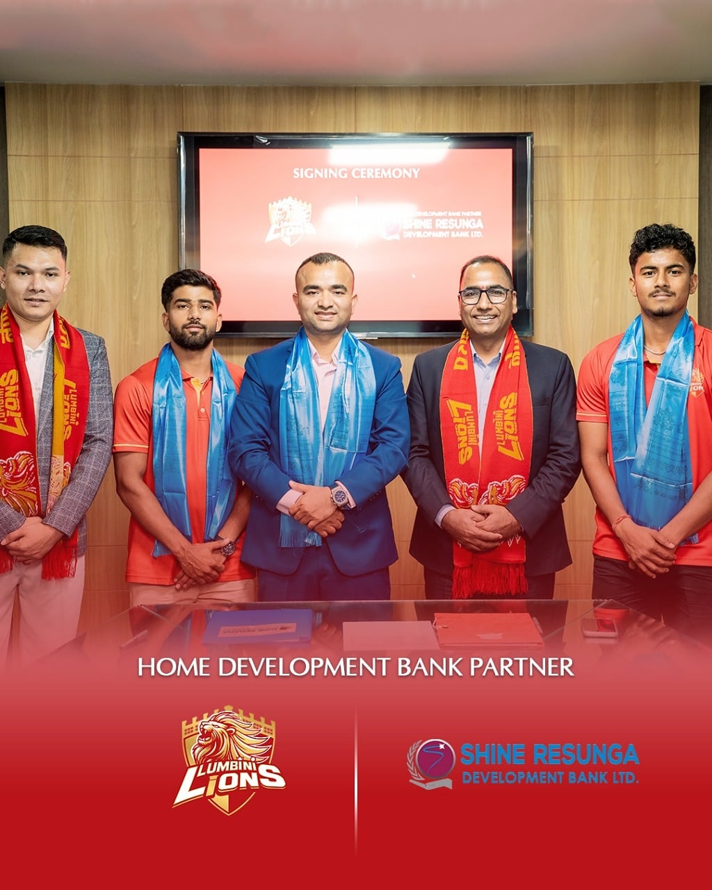 लुम्बिनी लायन्स र शाइन रेसुङ्गा विकास बैंकबीच सम्झौता