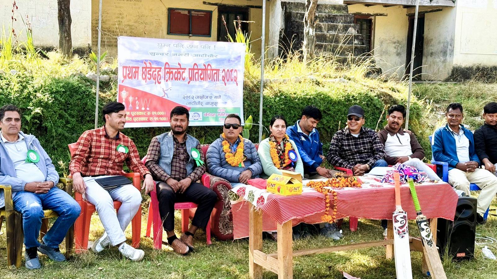 खेलकुदको हब बन्दै छेडेदह, फुटबलपछि क्रिकेटको क्रेज