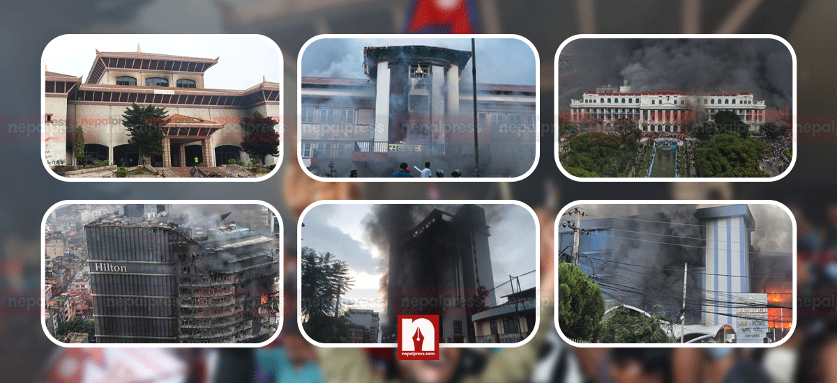 भदौ २४ को आगजनी, प्रहरी हत्या र लुटपाटमा बालेनसहित कलाकार र कन्टेन्ट क्रियटहरूविरुद्ध किटानी जाहेरी
