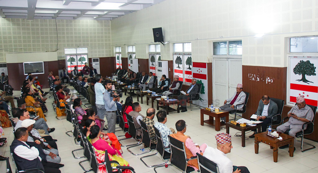 आज कांग्रेस केन्द्रीय कार्यसमिति बैठक बस्दै