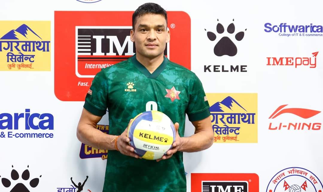 राष्ट्रिय भलिबल टोलीको कप्तानको जिम्मेवारीमा फर्किए हरिहजुर