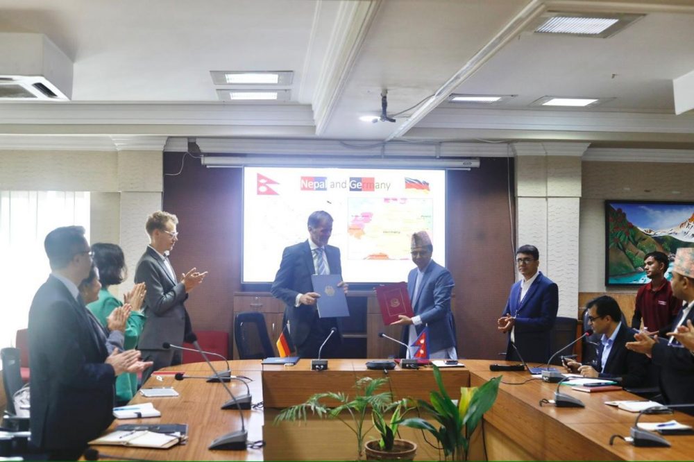 जर्मन सरकारले नेपालाई वित्तिय सहयोग स्वरुप २० मिलियन युरो दिने
