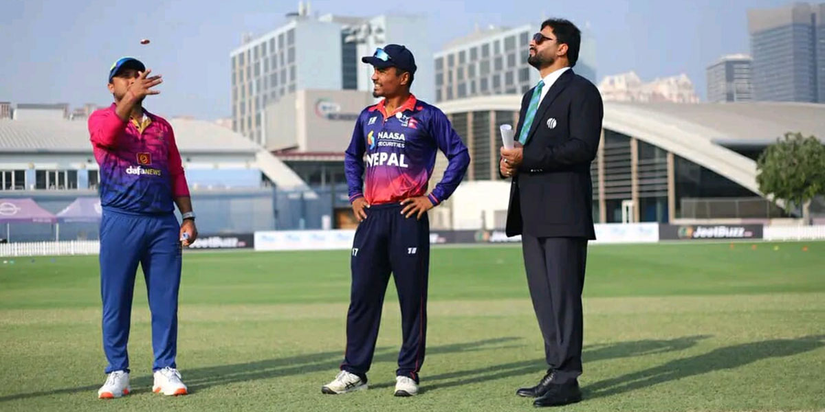 विश्वकप लिग-२: युएईविरुद्ध नेपालले पहिला ब्याटिङ गर्दै