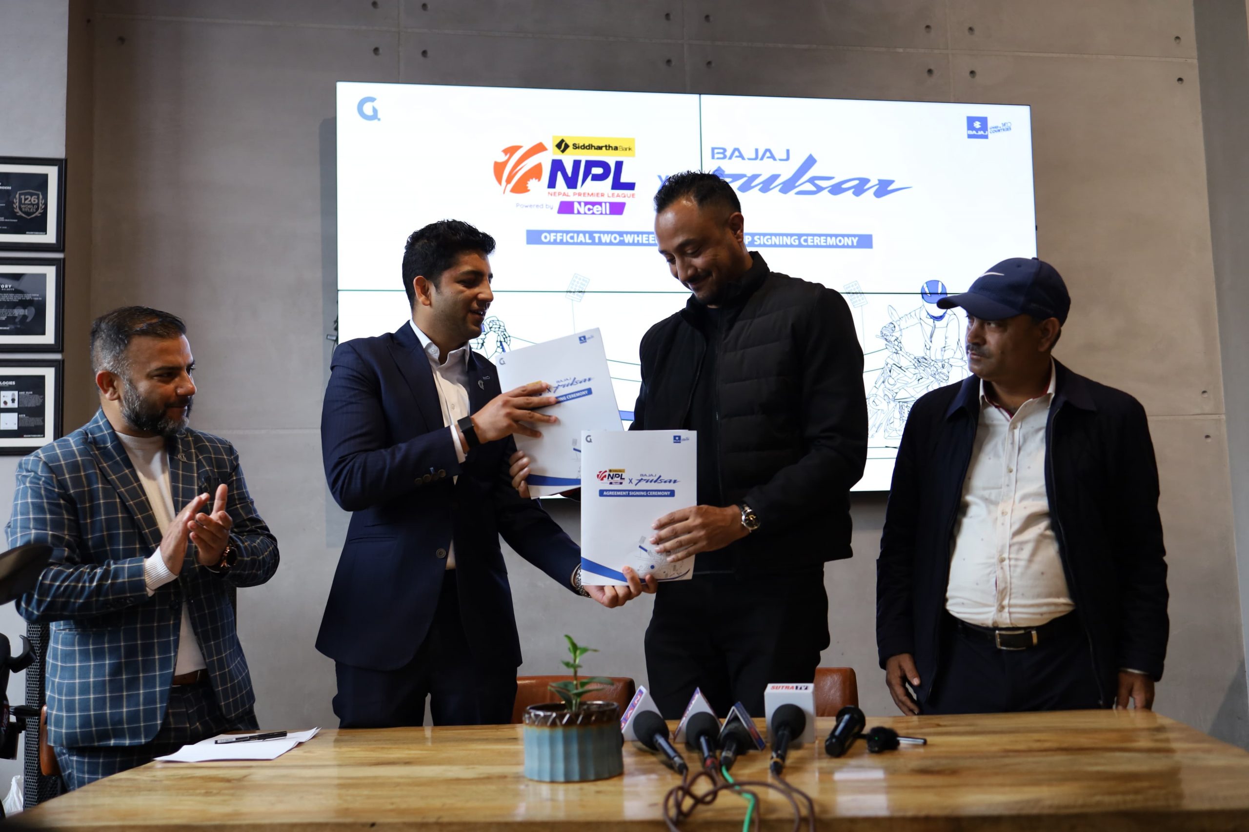 एनपीएल दोस्रो संस्करण: उत्कृष्ट तीन खेलाडीलाई बजाज पल्सरको मोटरसाइकल