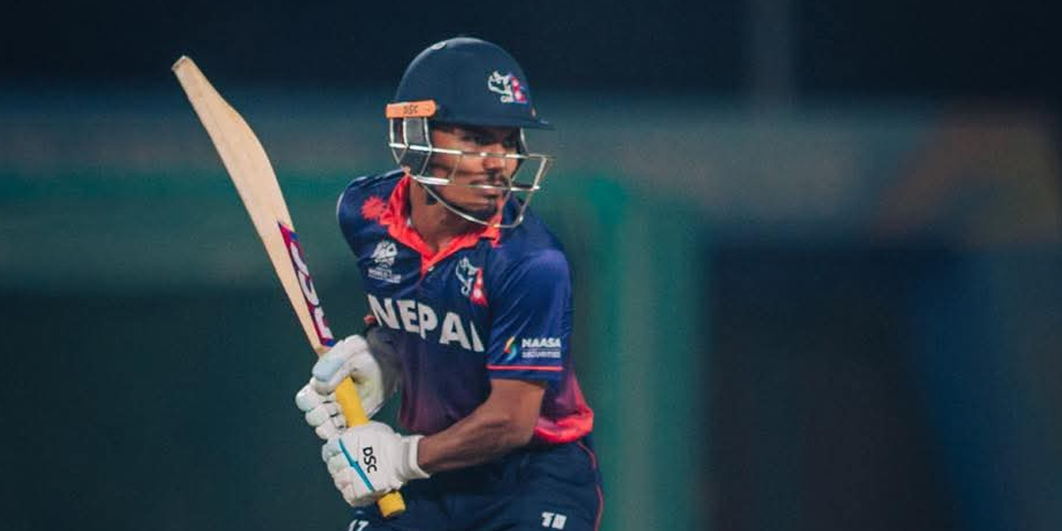  कप्तान रोहित पौडेलको अर्धशतक