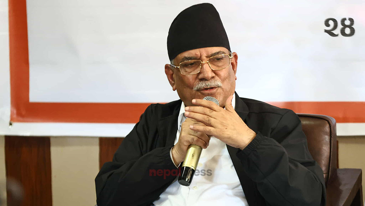 संसद् पुनर्स्थापनाको कुरा गरेर ओलीले देशमा फेरि दुर्घटना निम्त्याउन खोज्दैछन्ः प्रचण्ड  