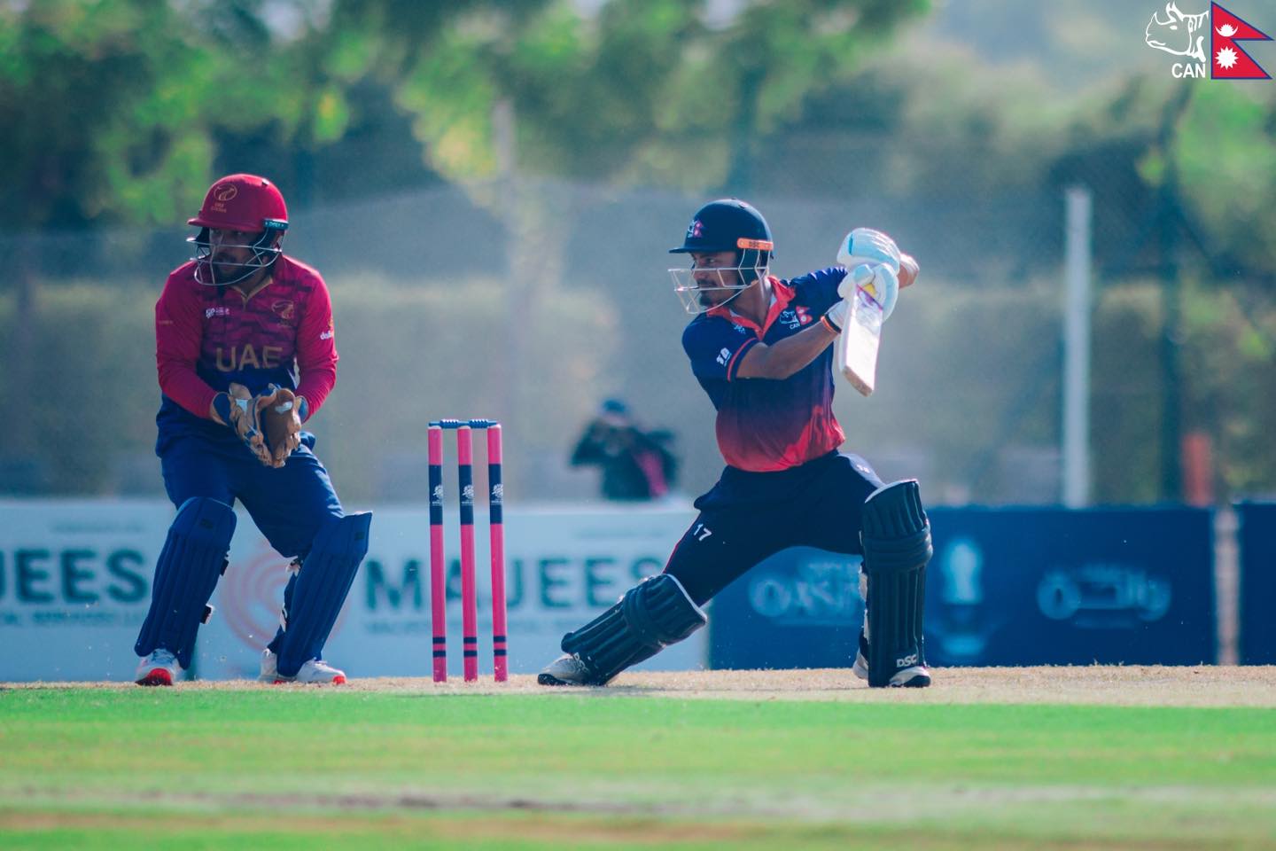 विश्वकप लिग-२: युएईविरुद्ध कप्तान रोहितले बनाए शतक