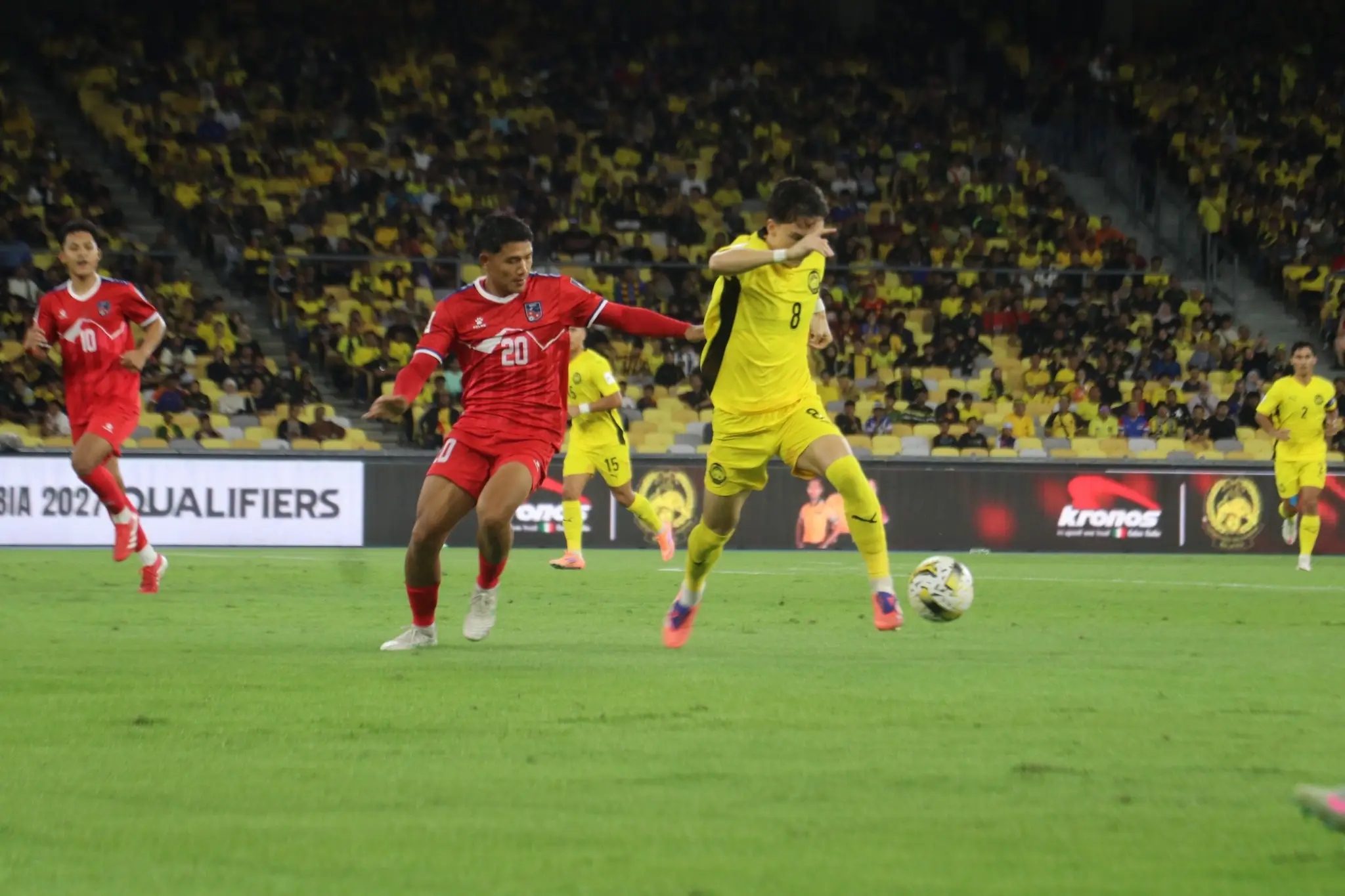 नेपाल मलेसियासँग पराजित, एएफसी छनोटमा लगातार पाँचौं हार 