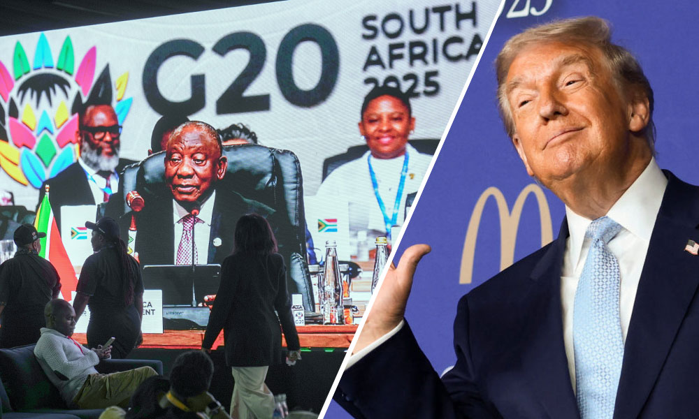 दक्षिण अफ्रिकालाई मियामी जी–२० शिखर सम्मेलनमा सहभागी हुन नदिने ट्रम्पको घोषणा
