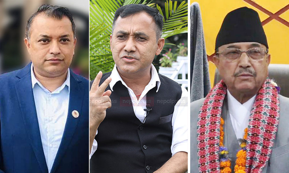 गगन र विश्वप्रकाशसँग छलफलमा जुटे पूर्णबहादुर