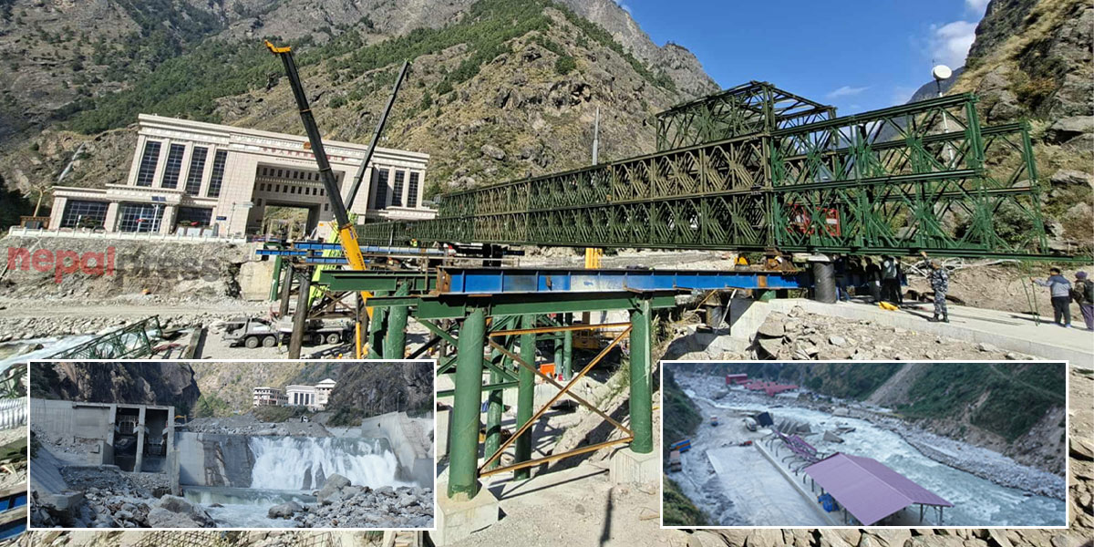 रसुवा नाका ५ महिनादेखि ठप्प : चीनतर्फ पुनर्निर्माण धमाधम, नेपालको तयारी शून्य