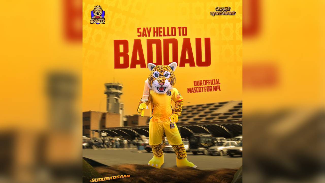 सुदूरपश्चिम रोयल्सद्वारा ‘बड्डाउ’ मस्कट सार्वजनिक