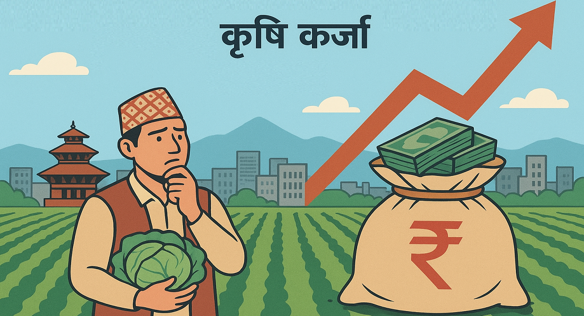 कृषि कर्जाको मोटो हिस्सा ‘कागजी किसान’ को हातमा, उत्पादन भने घट्दो
