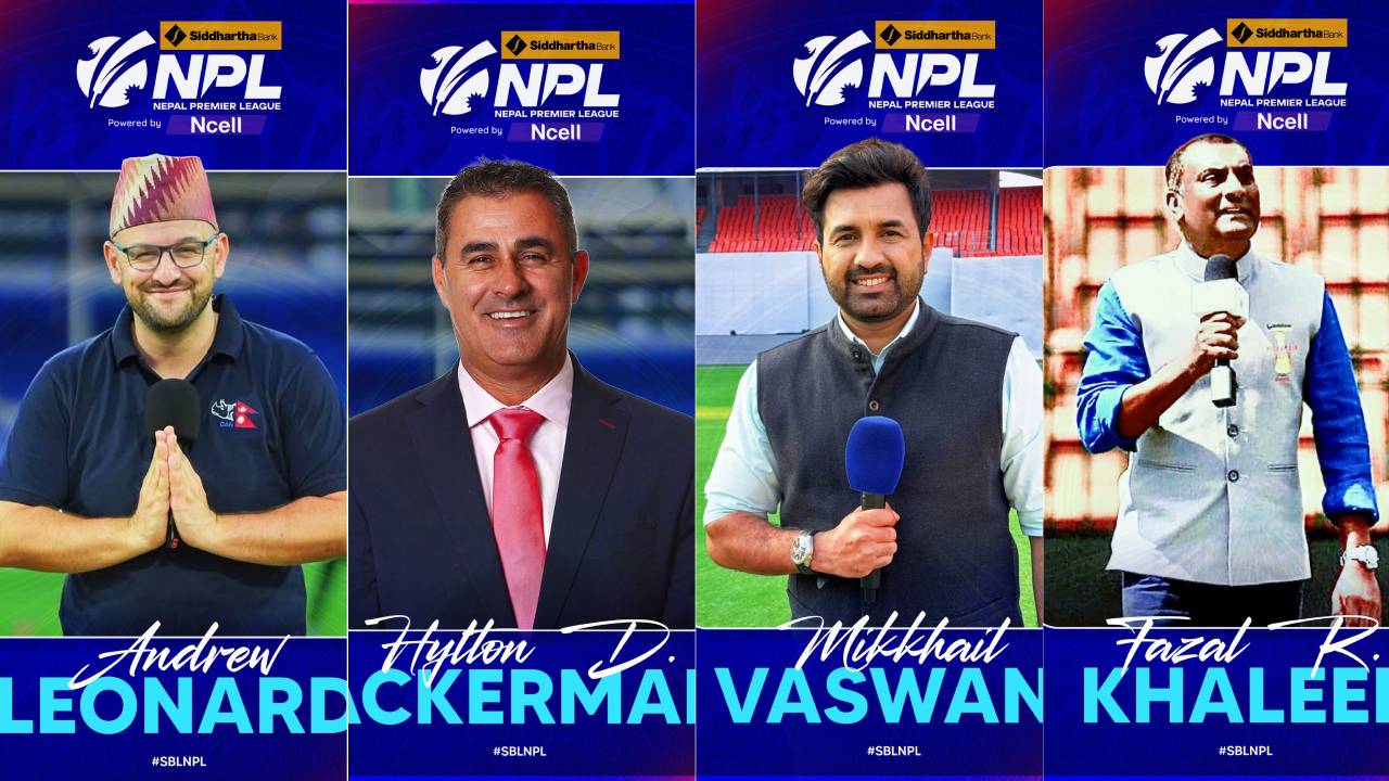एनपीएलका लागि भित्रिए ४ विदेशी कमेन्टेटर