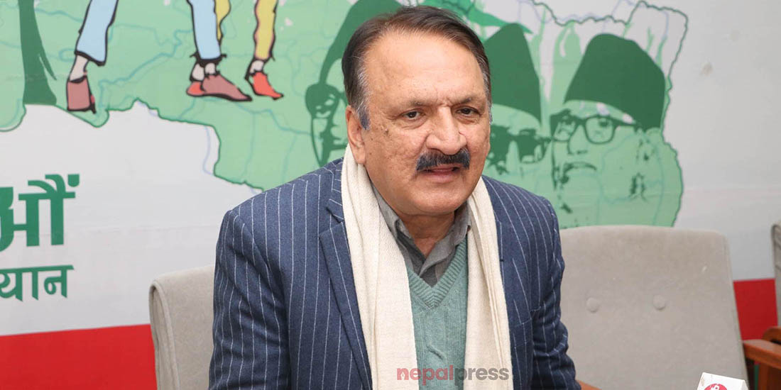 चुनावअघि महाधिवेशनमा जाने कुरा कांग्रेसका लागि प्रत्युत्पादक हुन्छ : डा. प्रकाशशरण महत