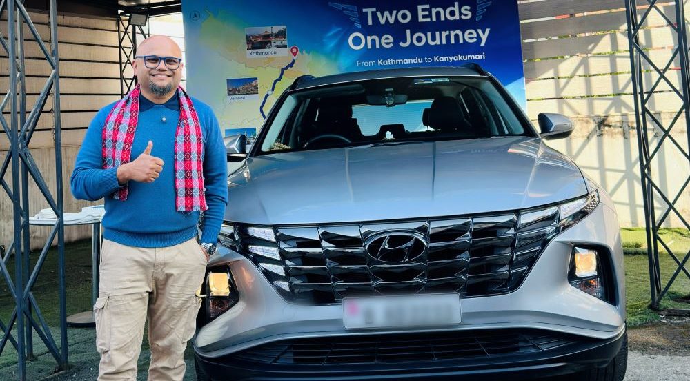 १३ दिनको रोमाञ्चक रोड ट्रिप: हुन्डाई टक्सनमा काठमाडौं-कन्याकुमारीको सफर