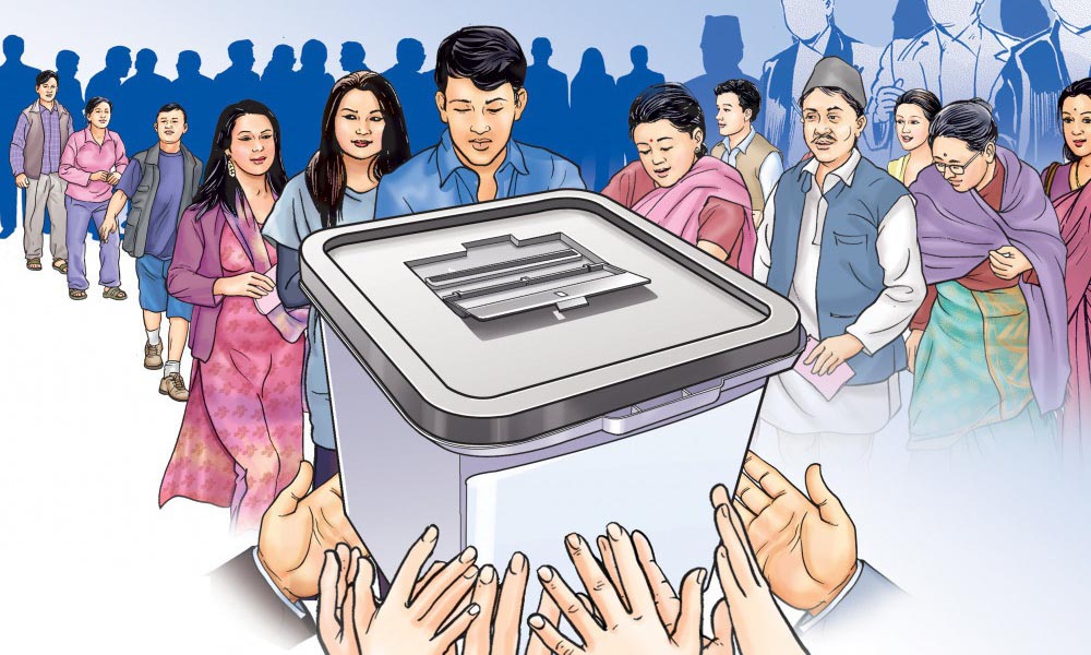 बाजुरामा सात मतदानस्थल थप