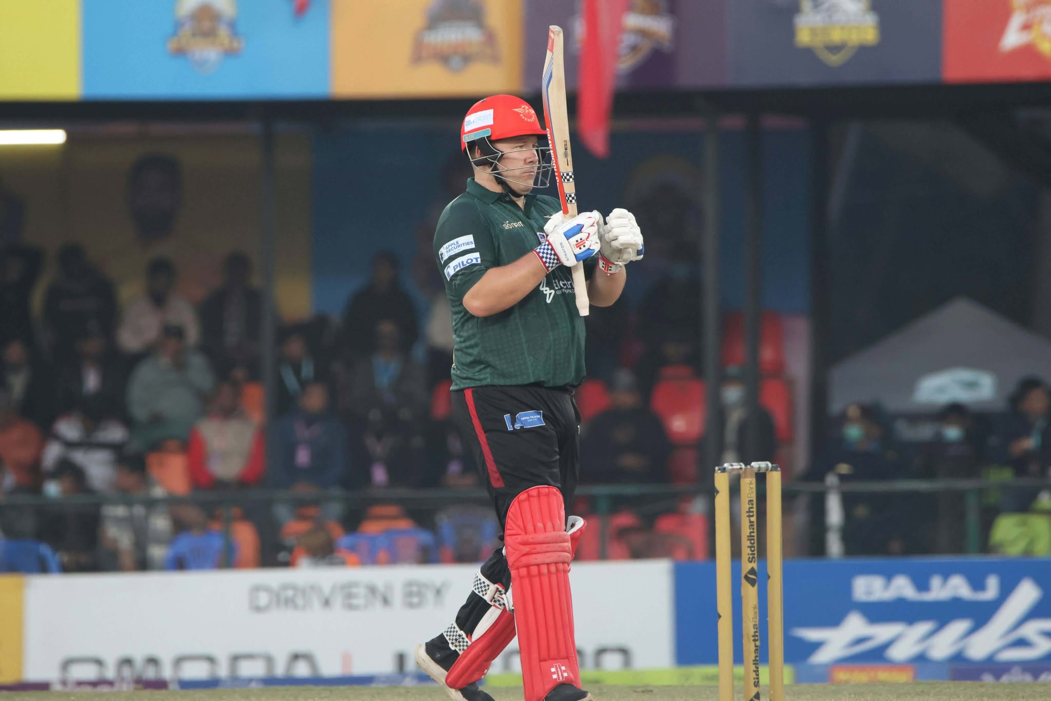 एनपीएल-२ : कर्णालीविरुद्ध पोखरा एभेन्जर्सका ओपनर एडम रोसिङटनको शतक