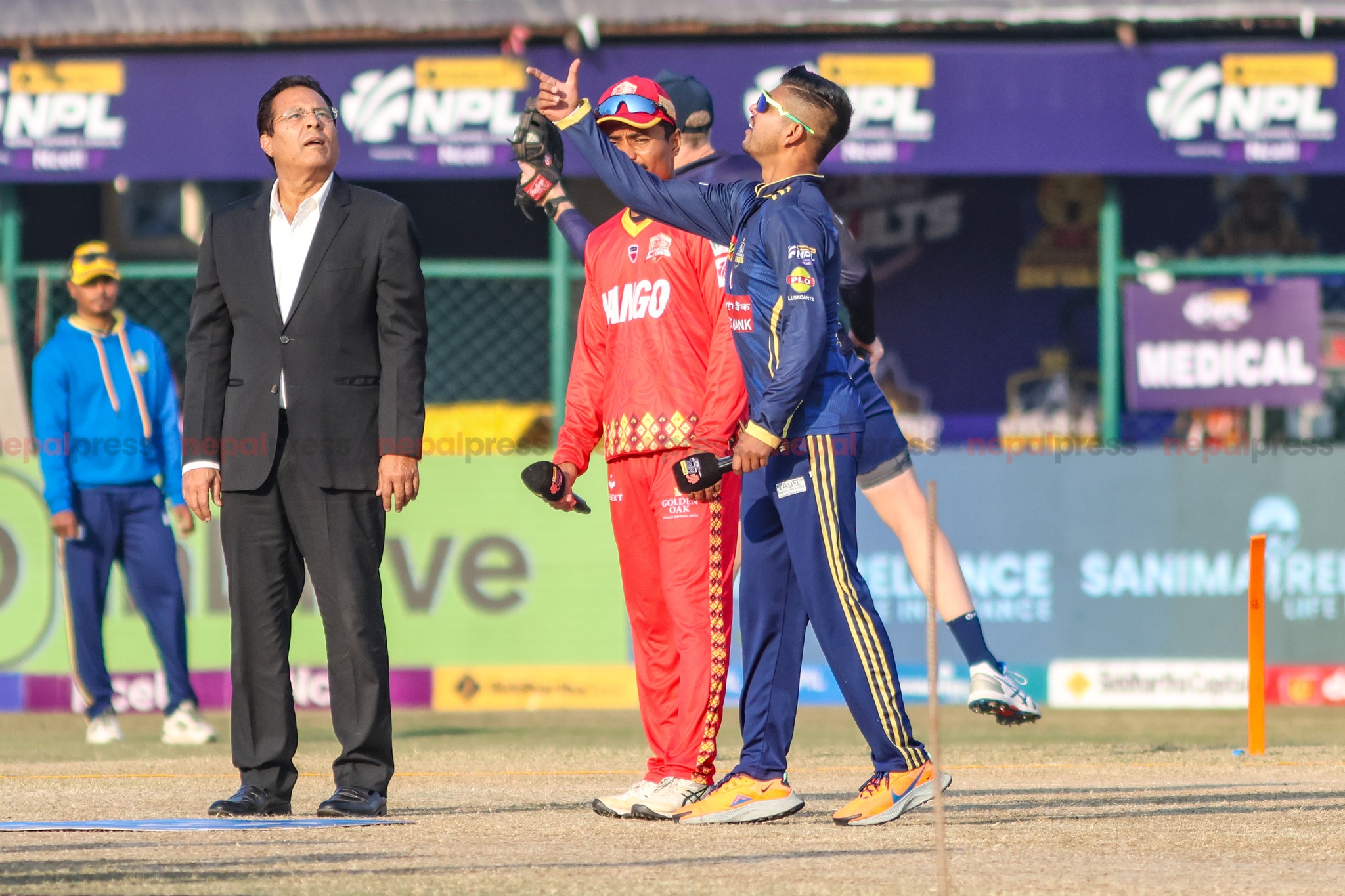 एनपीएल–२ : विराटनगरविरुद्ध लुम्बिनीले टस जितेर फिल्डिङ गर्दै