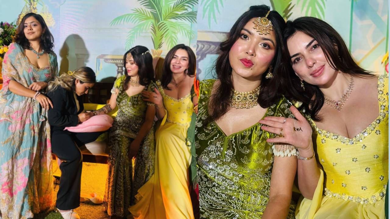 पुजाको मेहेन्दीमा हट बनेर पुगिन् एलिजा, पोस्ट गरिन् एआईबाट सिर्जित कविता