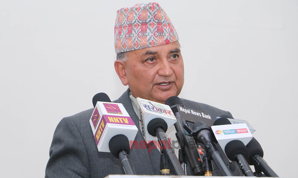 ईश्वर पोखरेललगायतका एमाले नेता थापागाउँमा आन्तरिक छलफलमा