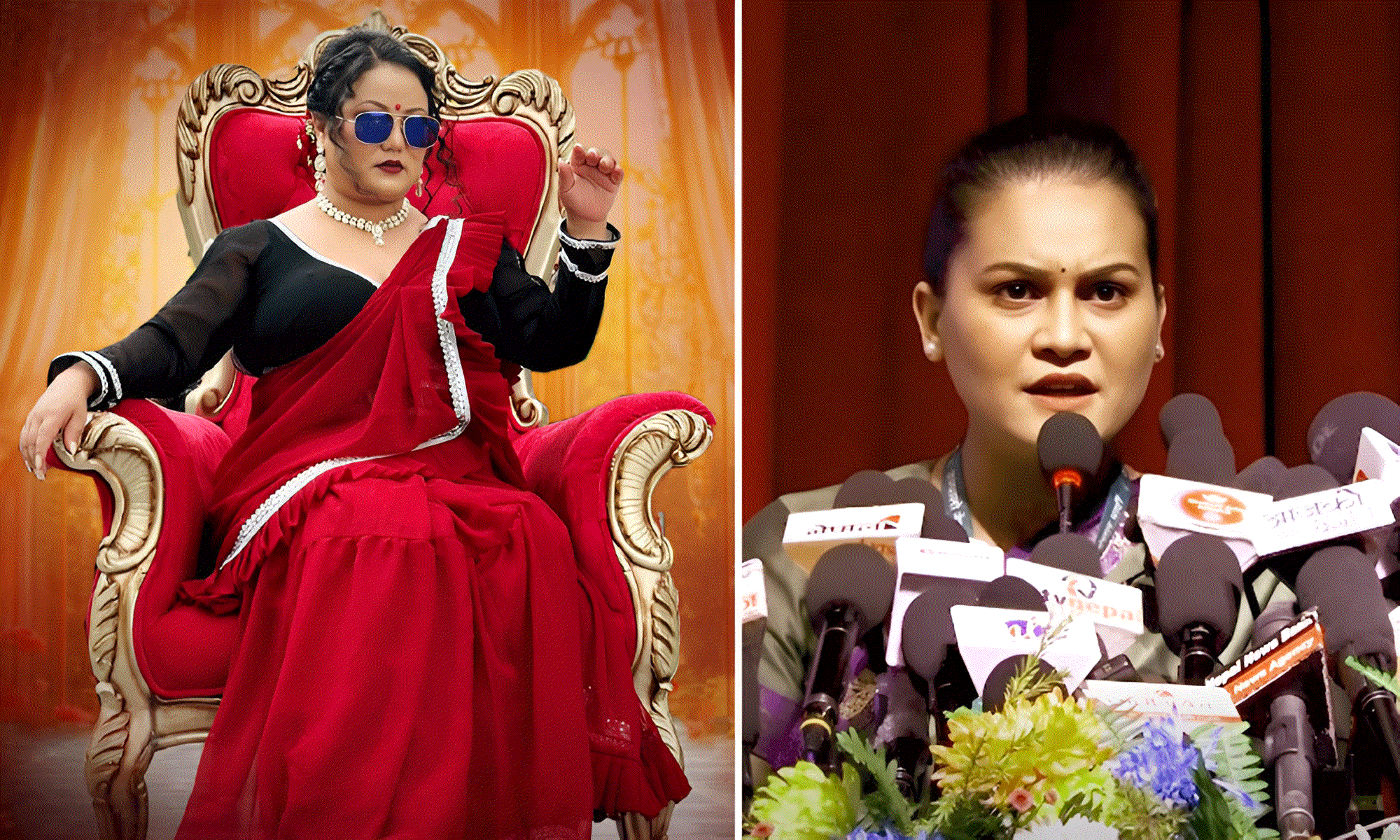 रिमालाई ज्योतिको कटाक्ष– पार्टी प्रवेश गरुम् भनेको, इन्दिरा गान्धी टाइपको सारी सिलाउनै भ्याइनँ