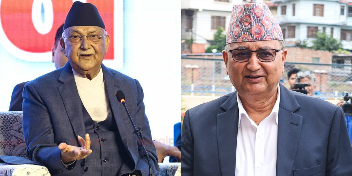 ईश्वर पोखरेलसहितका नेताले गुण्डु पुगेर ओलीलाई भेटे