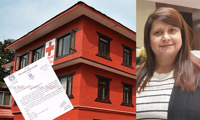 रेडक्रसमा मोनालाई दिइएको निमित्तको जिम्मेवारी गैरकानुनी, दैनिक प्रशासनिक काममात्र गर्न प्रशासनको आदेश