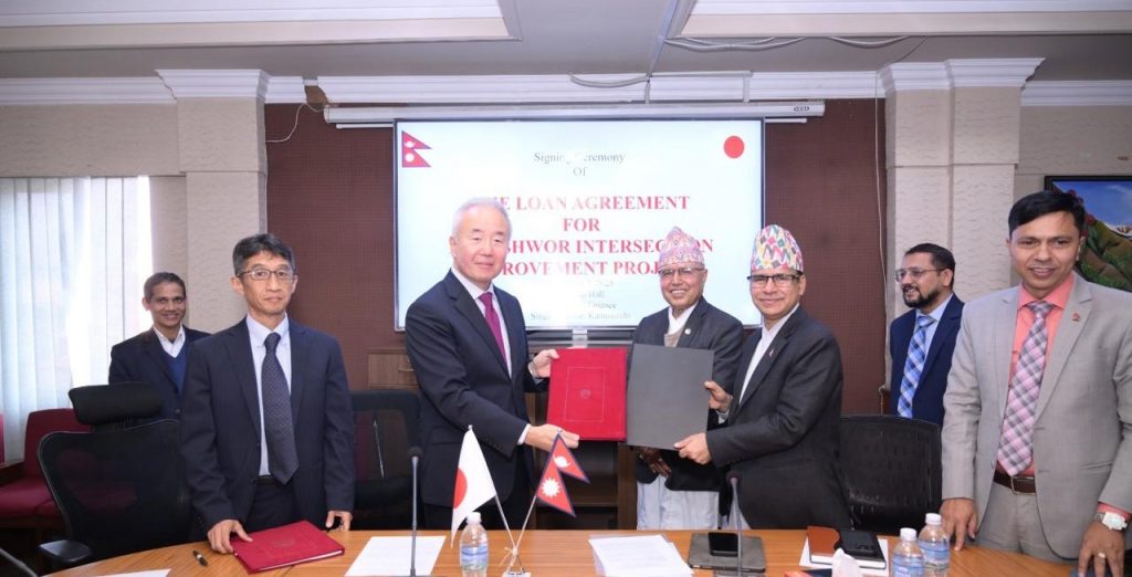 कोटेश्वर चोक सुधार आयोजनाको लागि जापानले ३१.७६ अर्ब ऋण दिने